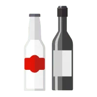 custom labels in beer and wine icon